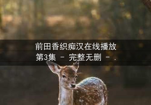 前田香织痴汉在线播放第3集 - 完整无删 - 揭露都市女性隐秘挣扎的惊心之旅