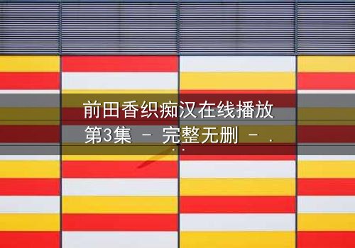 前田香织痴汉在线播放第3集 - 完整无删 - 一场道德与欲望的终极博弈