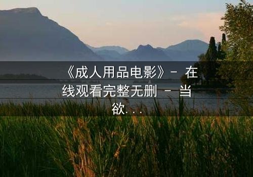 《成人用品电影》- 在线观看完整无删 - 当欲望与道德在午夜交锋