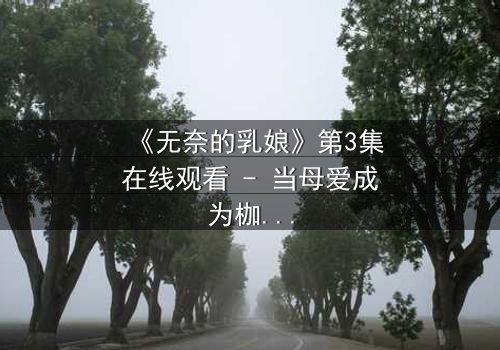 《无奈的乳娘》第3集在线观看 - 当母爱成为枷锁,谁在黑暗中哭泣?