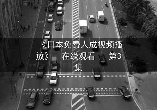 《日本免费人成视频播放》- 在线观看 - 第3集