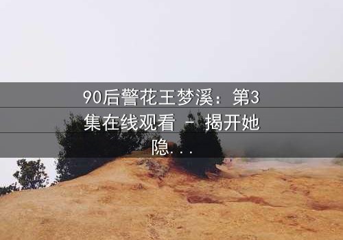 90后警花王梦溪:第3集在线观看 - 揭开她隐藏的致命秘密