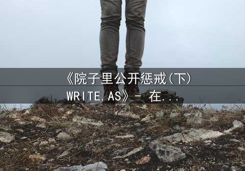 《院子里公开惩戒(下)WRITE.AS》- 在线观看 - 真相揭露,谁将承受最终审判?