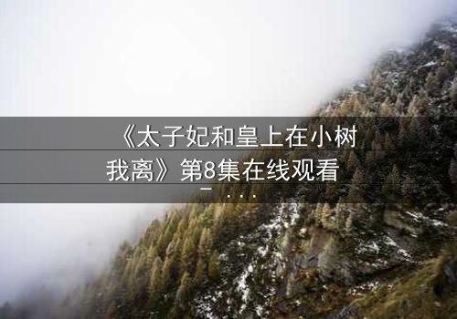 《太子妃和皇上在小树我离》第8集在线观看 - 一场宫廷禁忌之恋的终极爆发