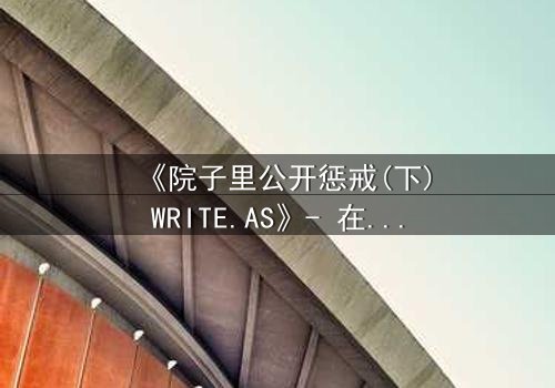 《院子里公开惩戒(下)WRITE.AS》- 在线观看 - 真相在黑暗中爆发,你敢直面吗?