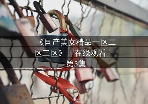 《国产美女精品一区二区三区》- 在线观看 - 第3集