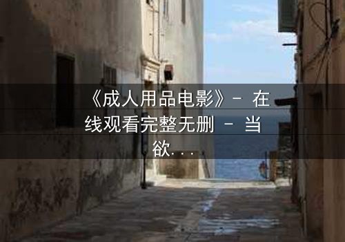 《成人用品电影》- 在线观看完整无删 - 当欲望与道德在午夜碰撞